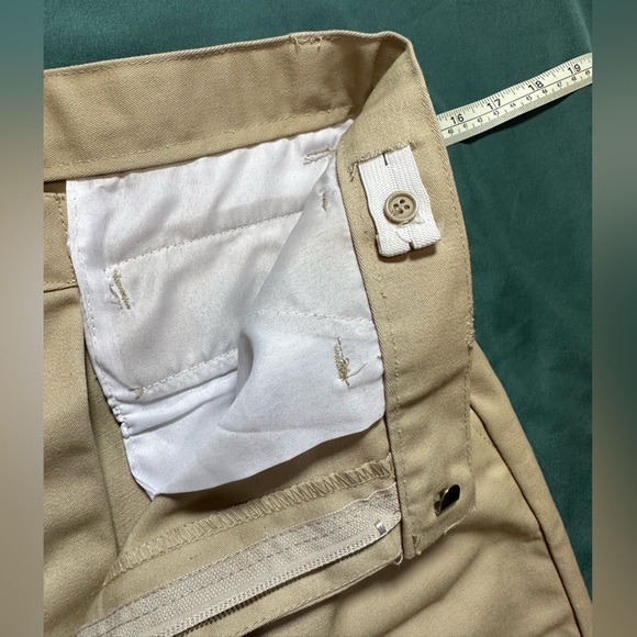 Authentic school uniform brand khaki shorts size boy's 16 NWT - Picture 10 of 14